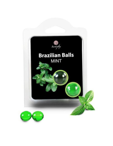 Bolas lubricante menta