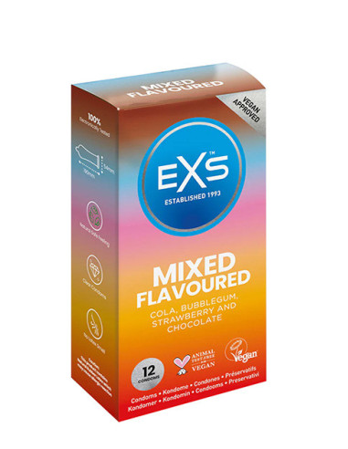 Condones EXS Mixed Flavoured